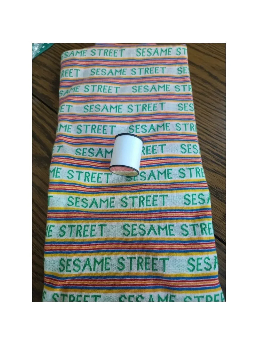 Sesame Street DIY Fabric 60x40 White Green